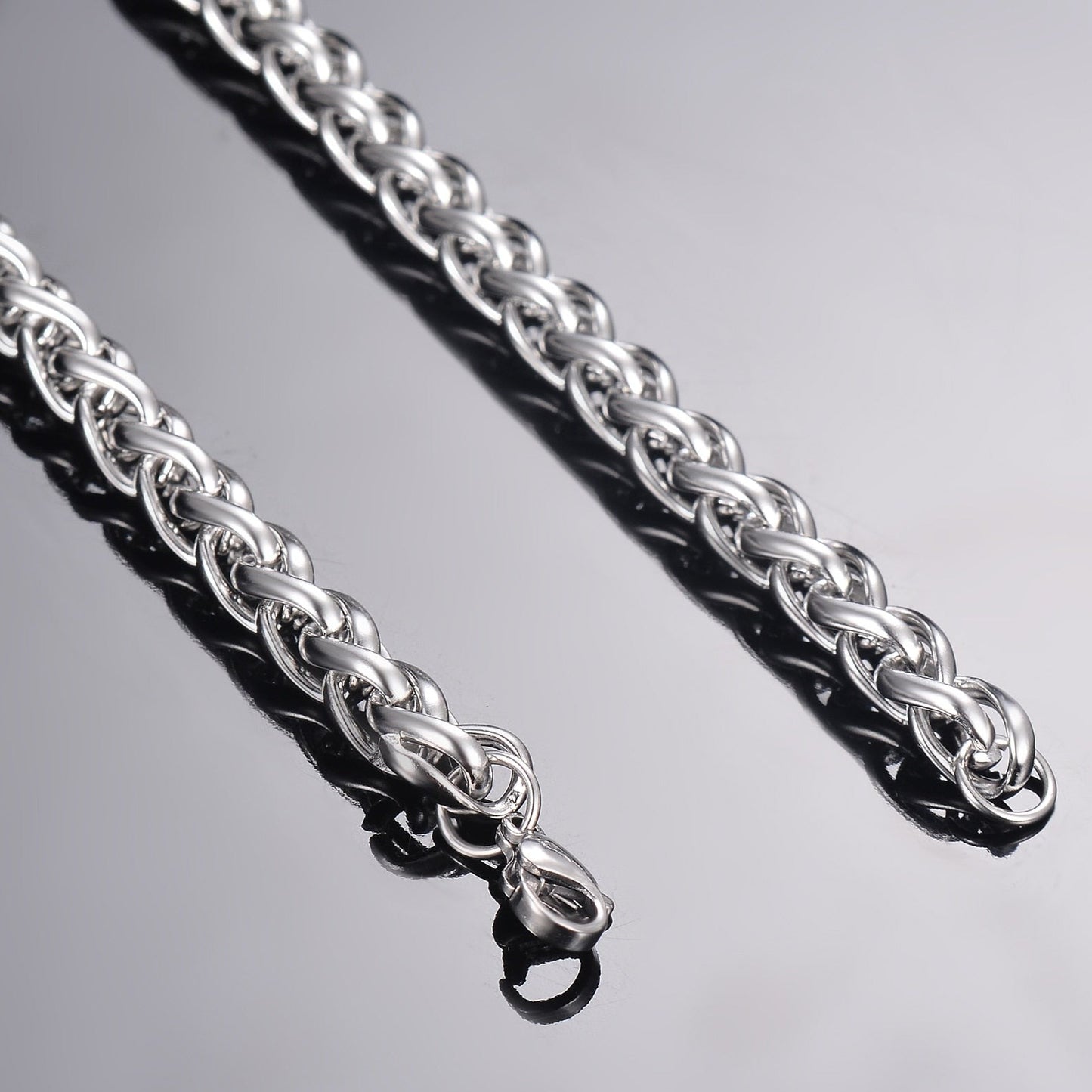 Silver Keel Link Chain