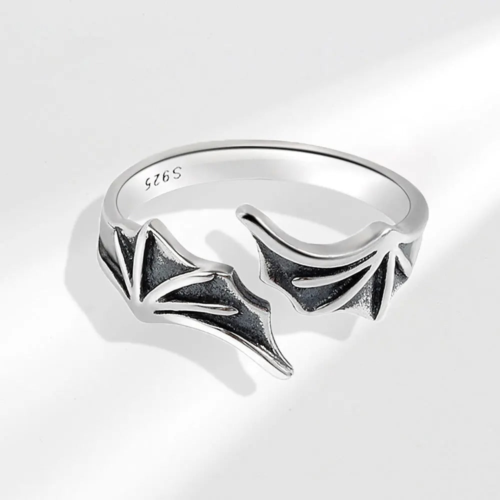 Fiðrildi Ring (925 Sterling Silver)