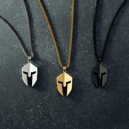 Spartan Helmet Necklace