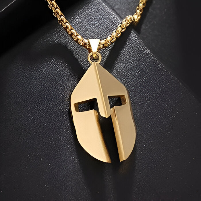 Spartan Helmet Necklace