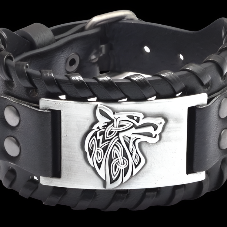 Viking Leather Braided Bracelet (21 Different Styles)