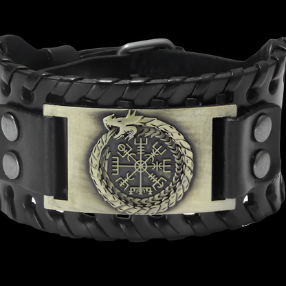 Viking Leather Braided Bracelet (21 Different Styles)