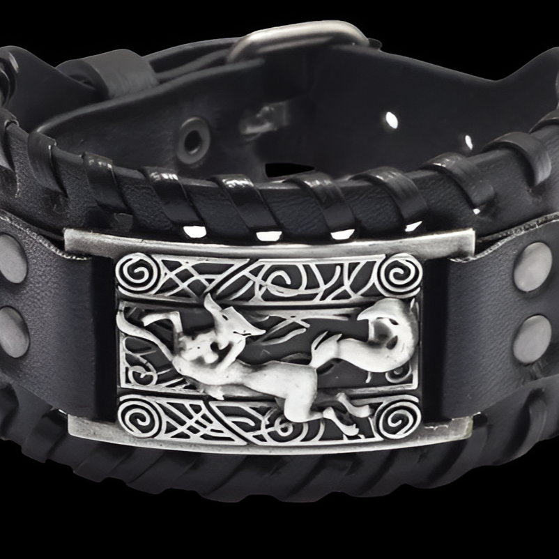 Viking Leather Braided Bracelet (21 Different Styles)