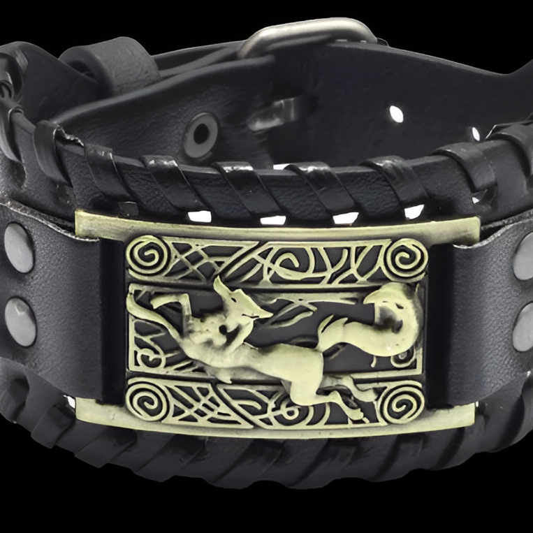 Viking Leather Braided Bracelet (21 Different Styles)