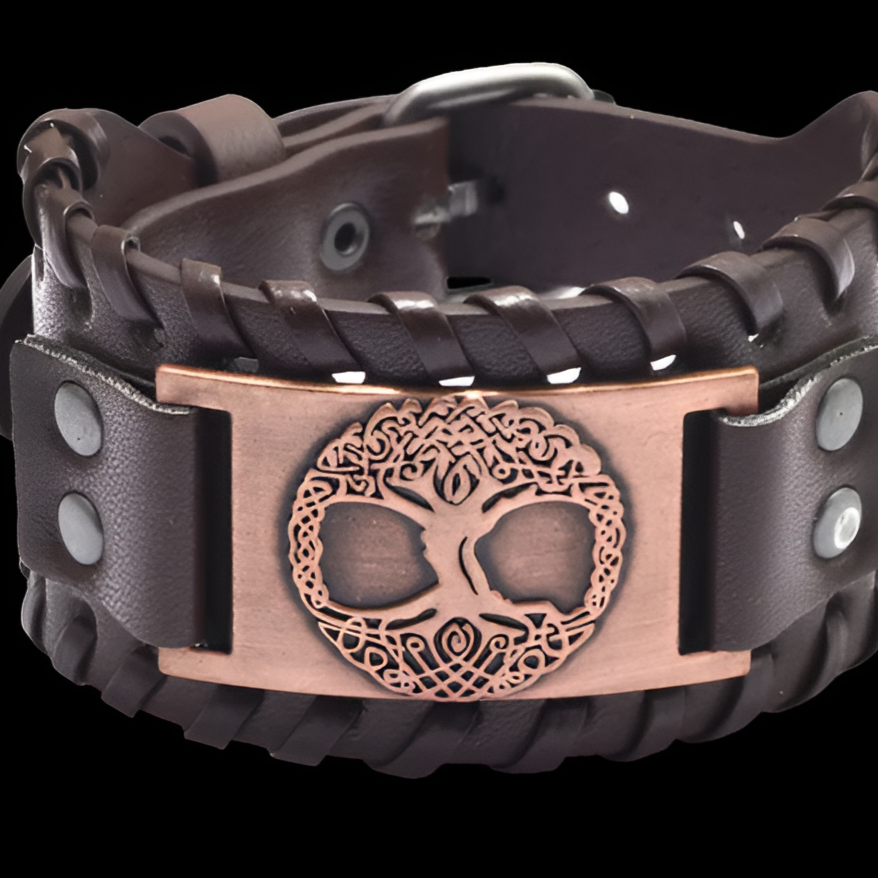 Viking Leather Braided Bracelet (21 Different Styles)