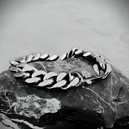 Valknut Cuban Bracelet