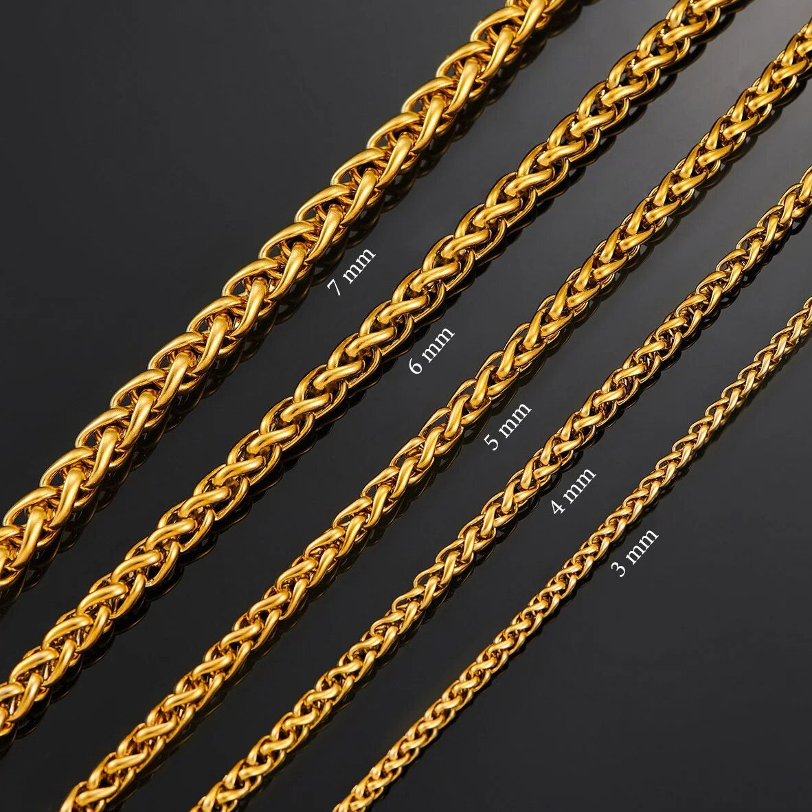 Gold Keel Link Chain