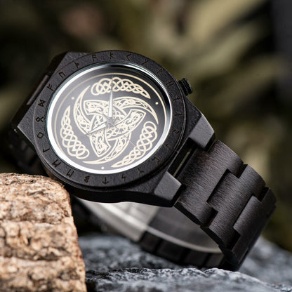 Engraved watch