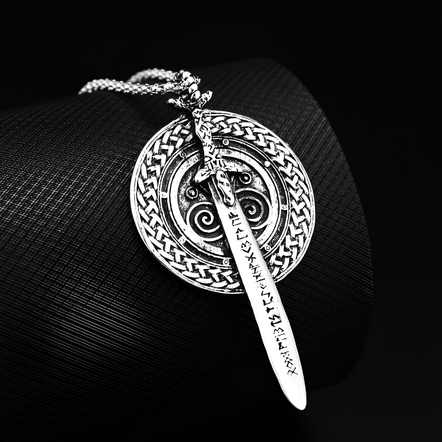 Warriors's Sword & Shield Necklace