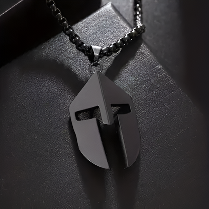 Spartan Helmet Necklace